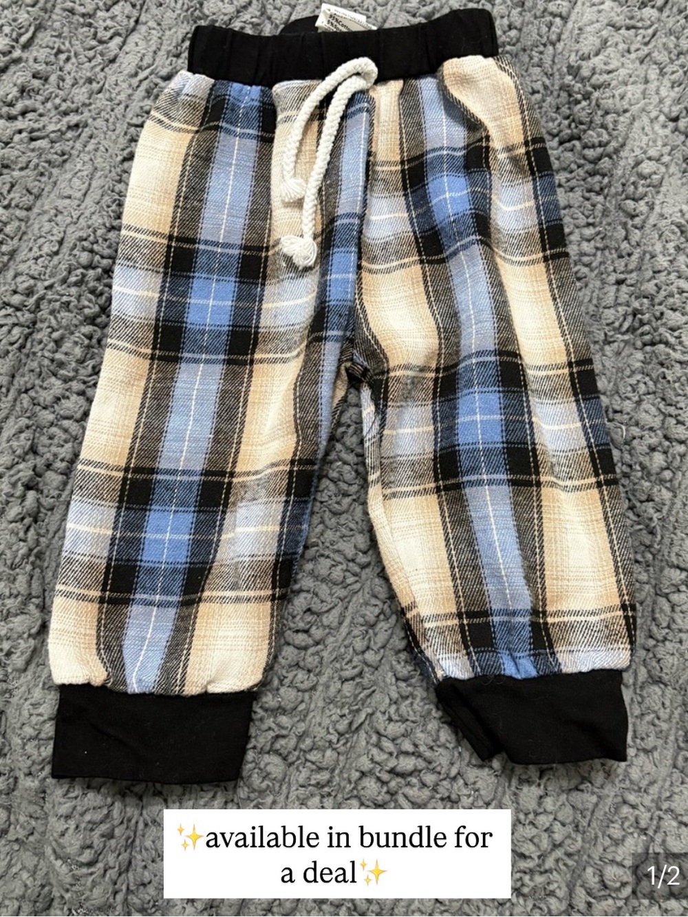 UNBRANDED | Plaid Flannel Jogger Pants